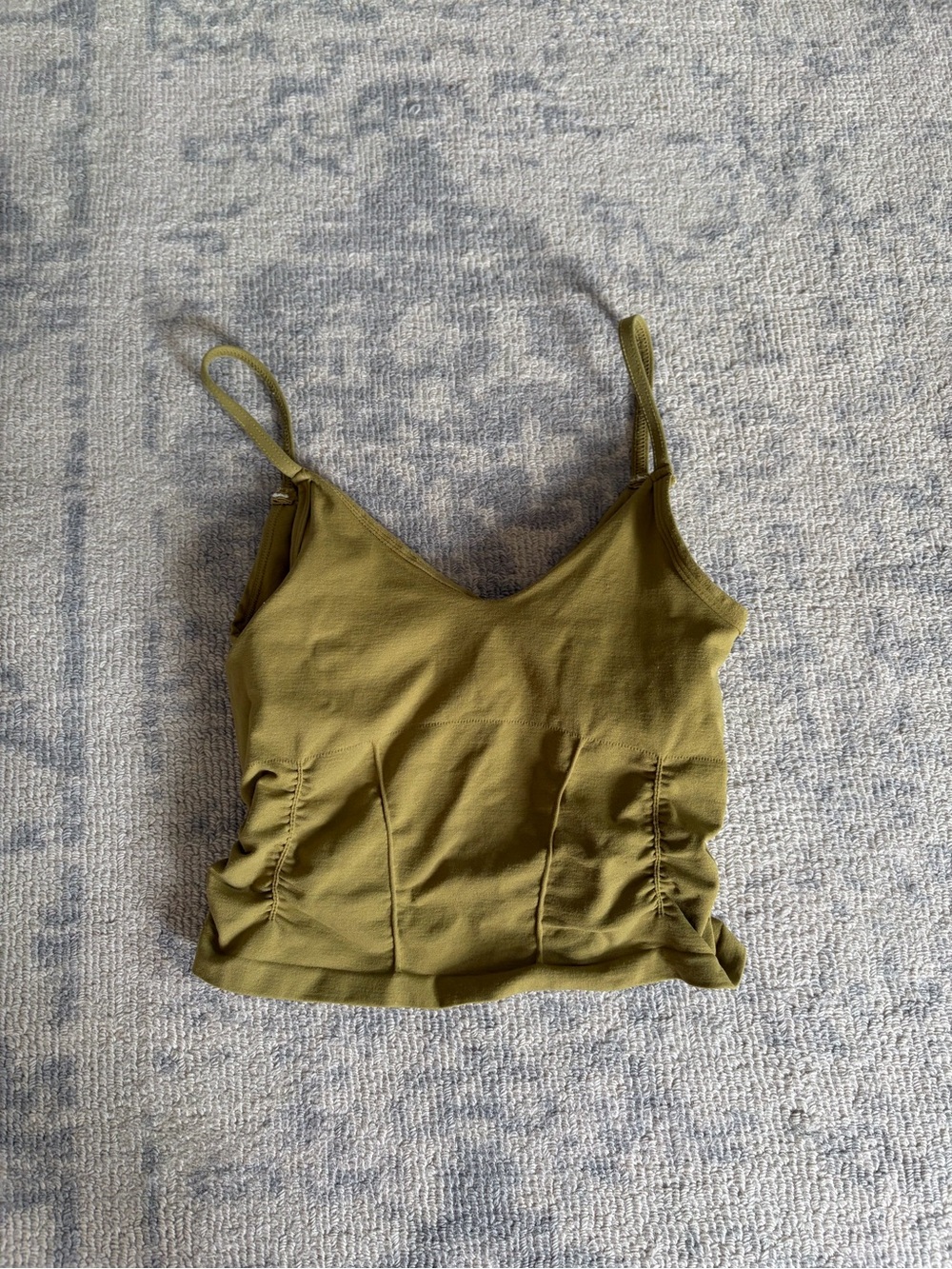 Free People Movement Olive Green Women's Tank Top with camisole